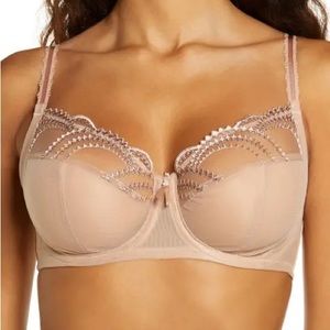 34G Unlined Underwire Nude Bra - Wacoal
